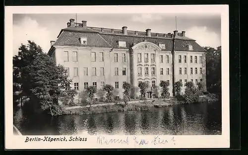 AK Berlin-Köpenick, Blick auf Schloss