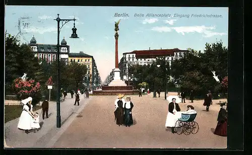 AK Berlin, Belle Allianceplatz, Eingang Friedrichstrasse