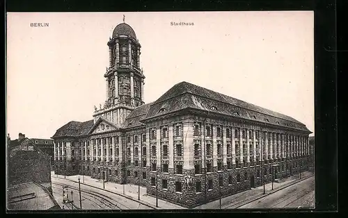 AK Berlin, Blick auf Stadthaus, Molkenmarkt