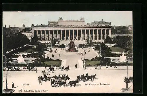 AK Berlin, Kgl. Museum und Lustgarten