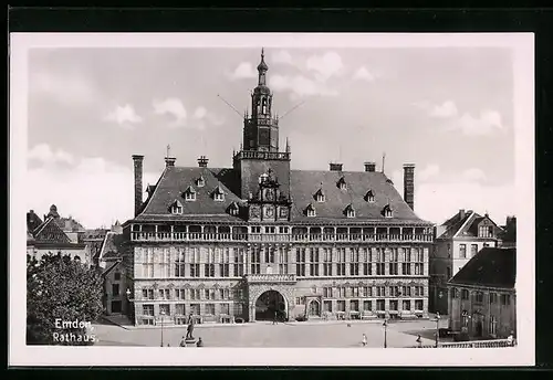 AK Emden, Blick auf Rathaus