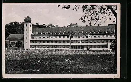 AK Pfronten-Ried /Allg., Reserve-Lazarett, Gebäudeansicht