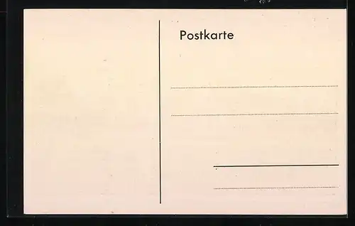 Künstler-AK Würzburg, Exerzitienheim Himmelspforten, Südflügel