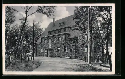 AK Langenberg /Rhld., Blick auf die Jugendherberge