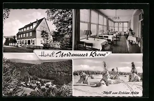 AK Nordenau b. Oberkirchen, Hotel Nordenauer Krone, Inh. Adolf Rötz