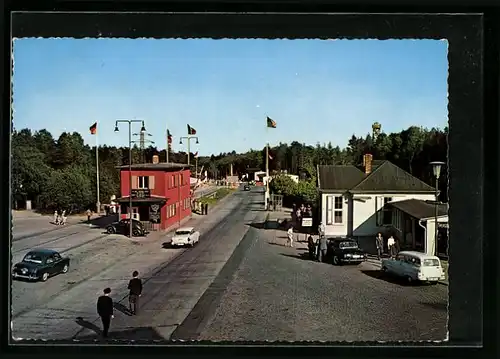 AK Helmstedt, Zonenkontrollpunkt an der Grenze