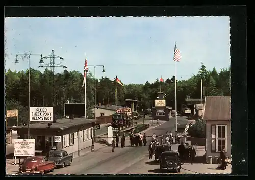 AK Helmstedt, Zonengrenze Autobahn Kontrollpunkt