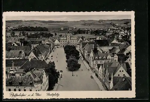 AK Pfaffenhofen / Ilm, Blick auf den Stadtplatz
