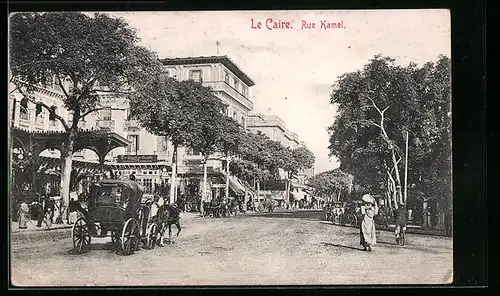 AK Le Caire, Rue Kamel