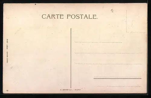 AK Port-Said, Rue du Commmerce, Savoy Hotel