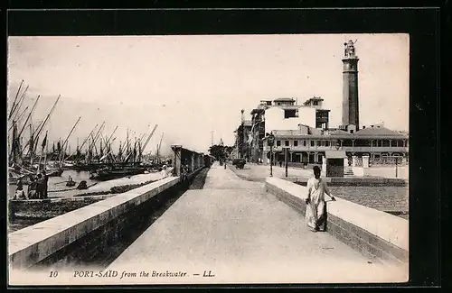 AK Port-Said, View from the Breakwater