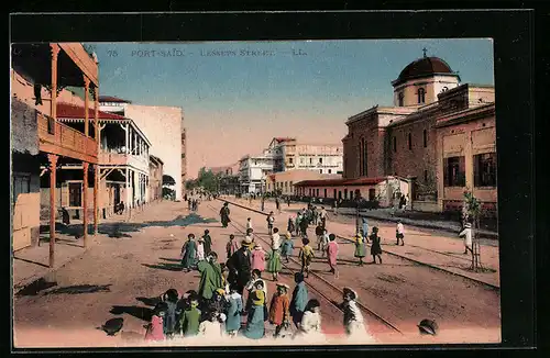 AK Port-Said, Lesseps Street