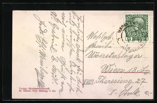 AK Mödling /N.-Oe., Missionshaus St. Gabriel