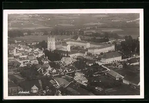 AK Admont, Teilansicht mit Kloster