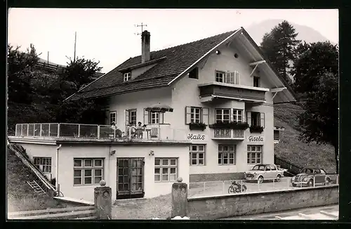 Lithographie Steinach, Pension Haus Gisela