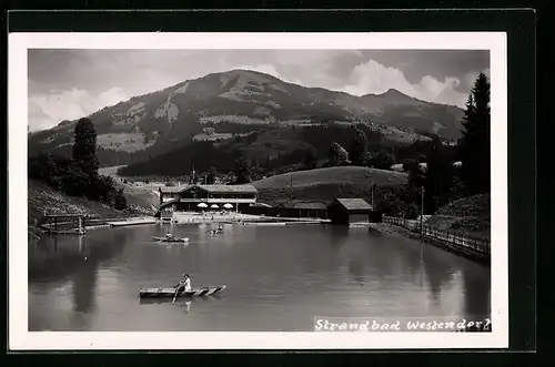 AK Westendorf, Blick auf das Strandbad