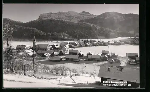 AK Bezau /Bregenzerwald, Ortsansicht aus der Vogelschau