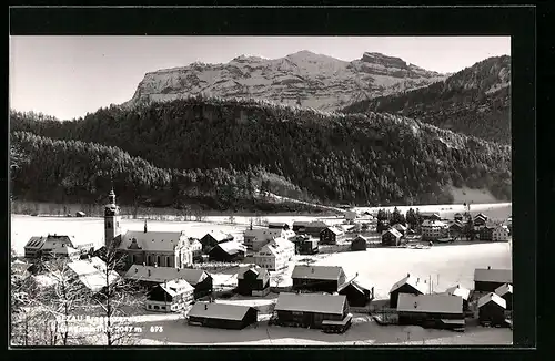 AK Bezau /Bregenzerwald, Ortsansicht aus der Vogelschau