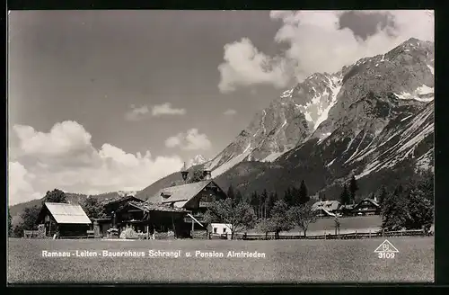 AK Ramsau-Leiten, Bauernhaus Schrangl und Pension Almfrieden