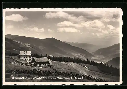 AK Krimml, Alpengasthof zum Filzstein am Plattenkogel