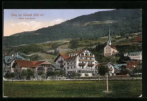 AK Oetz im Oetztal, Hôtel zum Kassl