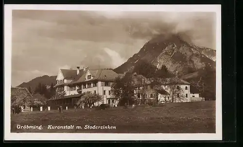 AK Gröbming, Kuranstalt mit Stoderzinken