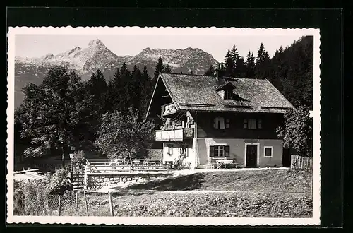 AK Weissbach bei Lofer, Gasthaus Jausenstation Hintertal