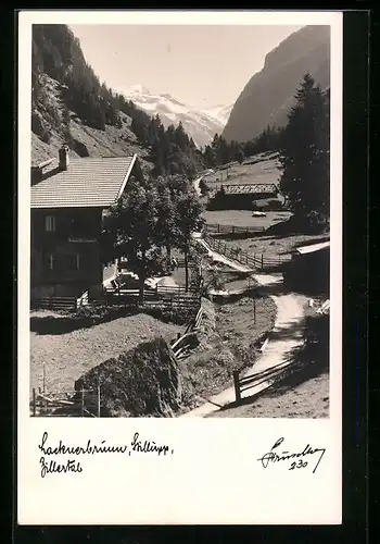 AK Mayrhofen, Alpengasthaus Lacknerbrunn im Zillertal