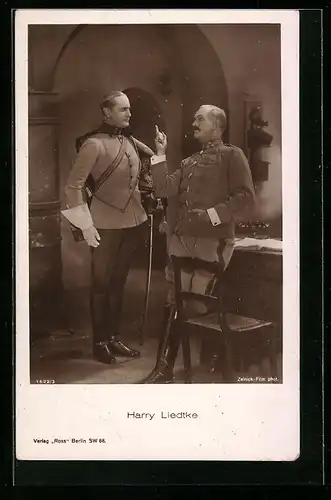 AK Schauspieler Harry Liedtke in Filmszene