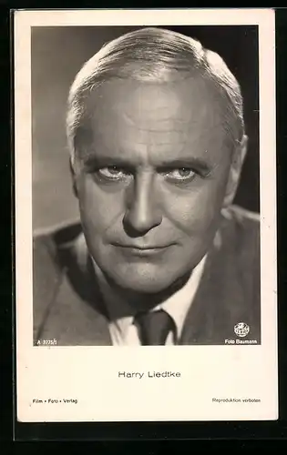 AK Schauspieler Harry Liedtke im Portrait