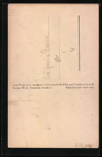 AK Schauspieler Hermann Speelmans mit ernstem Blick und Hut