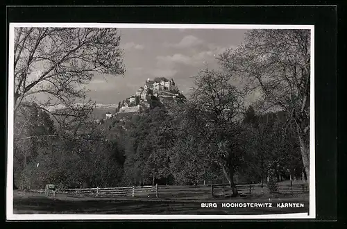 AK Hochosterwitz, Blick auf die Burg