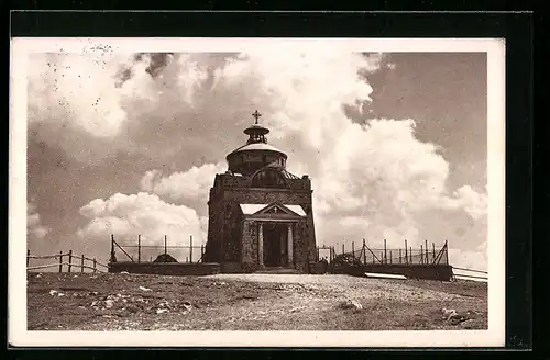 AK Hochschneeberg, Blick zum Elisabethkircherl