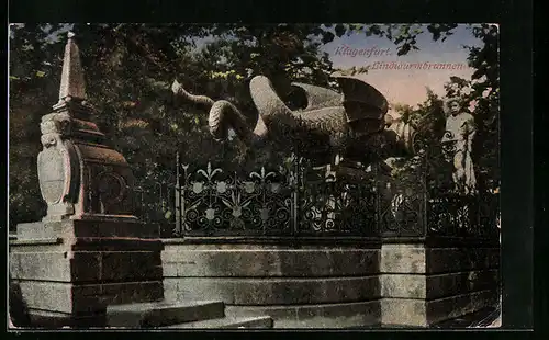 AK Klagenfurt, Lindwurmbrunnen