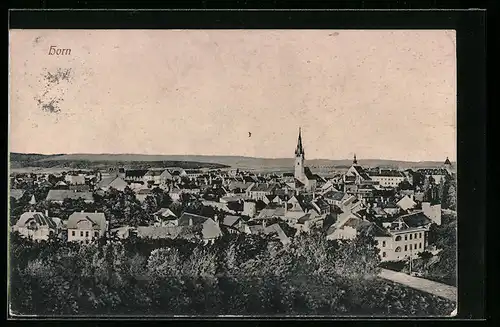 AK Horn, Totalansicht aus der Vogelschau