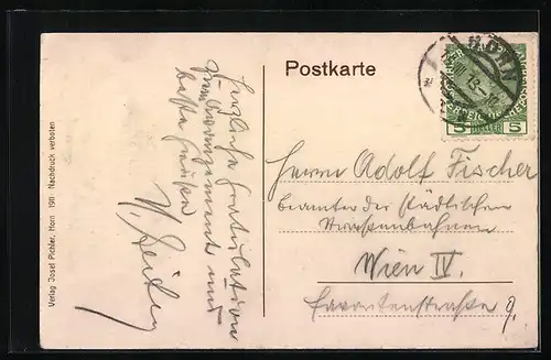 AK Horn, Totalansicht aus der Vogelschau