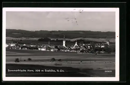 AK Horn, Ortsansicht mit Kirche