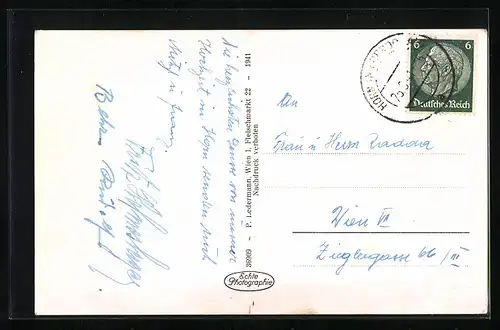 AK Horn, Ortsansicht mit Kirche