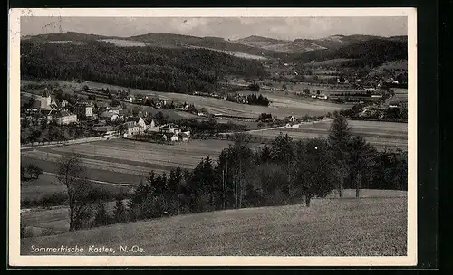 AK Kasten, Teilansicht mit Bergen