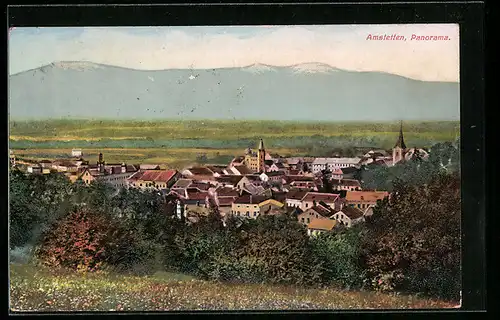 AK Amstetten, Panoramablick auf Ort und Umgebung