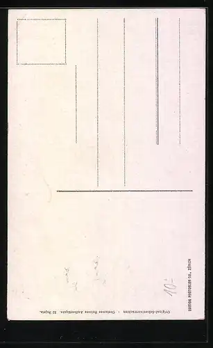 AK Freiburg /Schweiz, Freiburger Tracht, Deutscher Teil