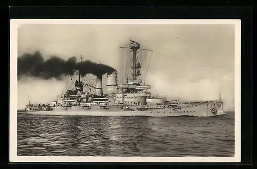 AK Linienschiff Schlesien der Kriegsmarine