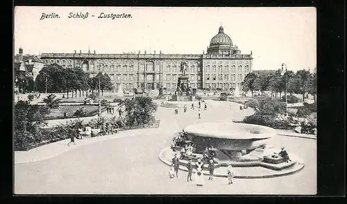 AK Berlin, Lustgarten und Schloss