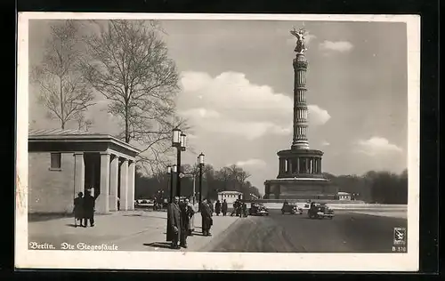 AK Berlin-Tiergarten, Die Siegessäule