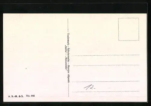 Ölgemälde-Imitations-AK Imita / A.S.-M. Leipzig Nr. 648: Kutsche vor Bauernhaus am Abend