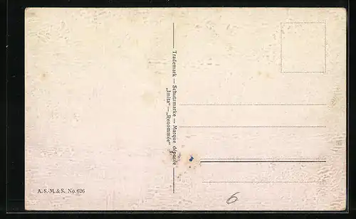 Ölgemälde-Imitations-AK Imita / A.S.-M. Leipzig Nr. 626: Uferlandschaft mit Bäumen