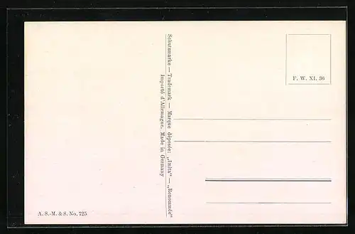 Ölgemälde-Imitations-AK Imita / A.S.-M. Leipzig Nr. 725: Landschaft mit Bauernhaus