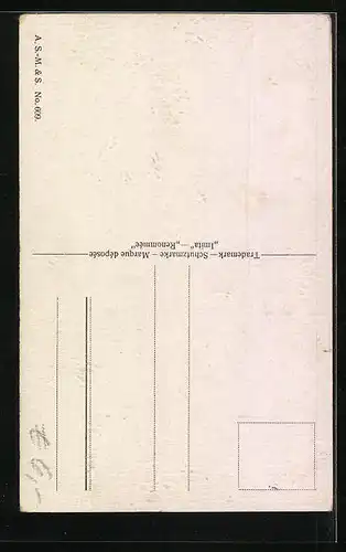 Ölgemälde-Imitations-AK Imita / A.S.-M. Leipzig Nr. 609: Betende Frau am Flurkreuz