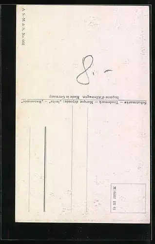 Ölgemälde-Imitations-AK Imita / A.S.-M. Leipzig Nr. 602: Berglandschaft mit Flurkreuz