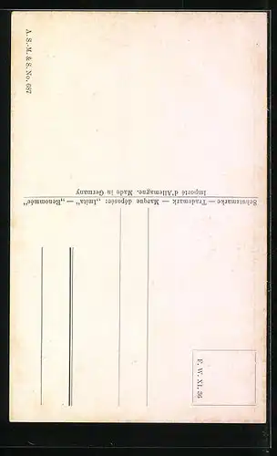 Ölgemälde-Imitations-AK Imita / A.S.-M. Leipzig Nr. 687: Mädchen am Klavier und älterer Herr